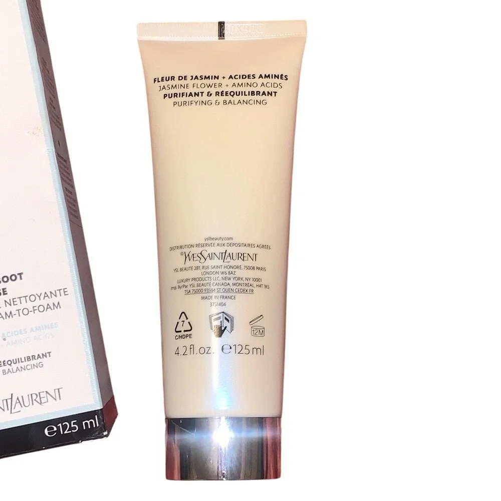 YSL Pure Shots Clean‎ Reboot Mousse Cleanser Yves Saint Laurent New